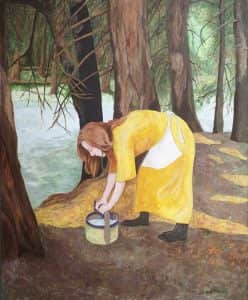 Maiden with Basket